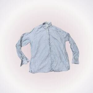 Zara Striped Button-Front Shirt | Sz 2XL